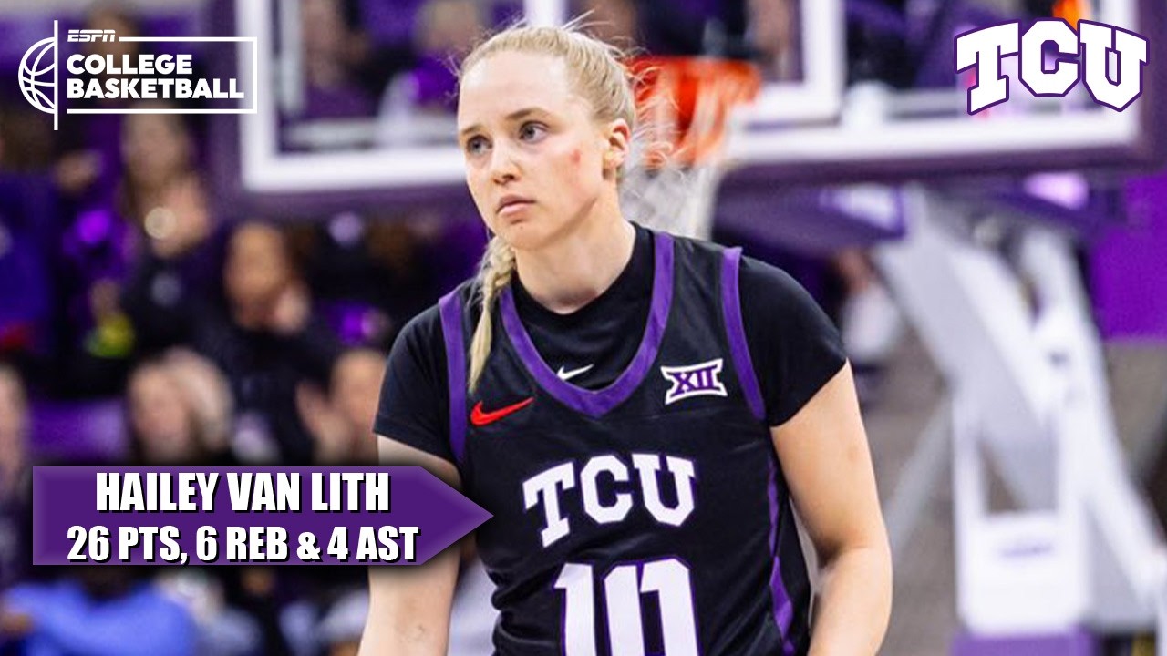 Hailey Van Lith GOES OFF and leads TCU to a PROGRAM RECORD 26th win 🙌 | ESPN College Basketball