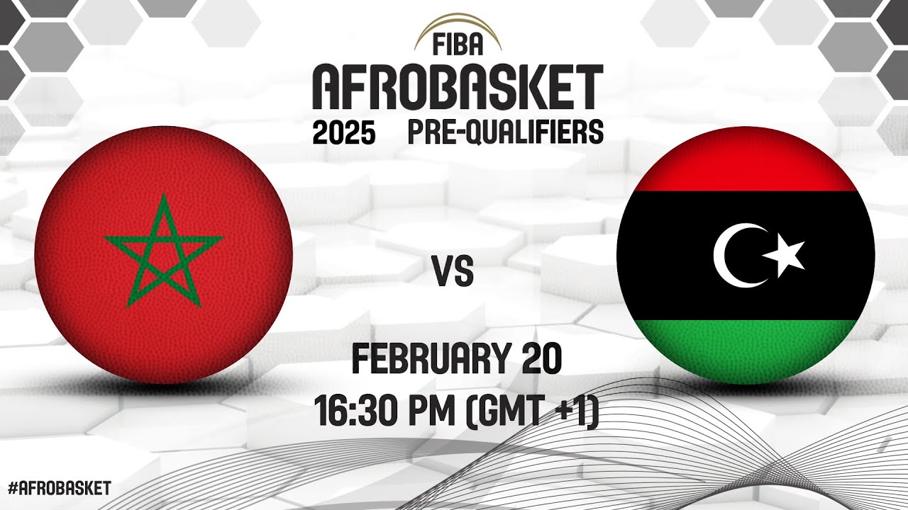 Morocco v Libya | Full Basketball Game | FIBA AfroBasket 2025 Pre-Qualifiers
