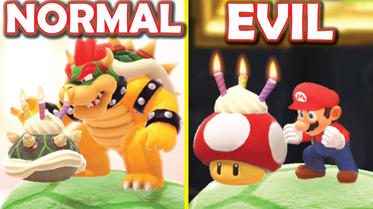 We Made EVIL Mario Party Superstars!! Peach's Birthday Cake ➡ BOWSER'S BIRTHDAY SURPRISE!!