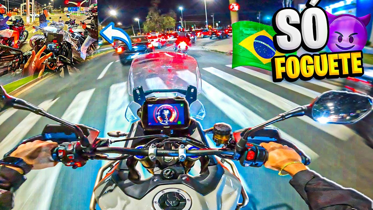 30 MINUTOS DE NOTURNO DE TIGER 900 RALLY PRO 2025 E OUTROS FOGUETE TIGER SPORT, F850 SO O CANO E 125