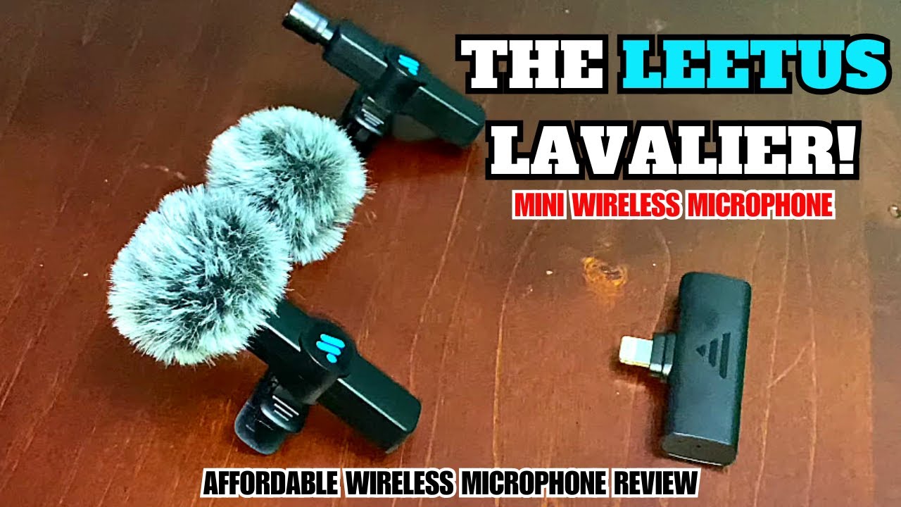 Mini Wireless Microphone Review.  The Leetus Lavalier Mini Microphone.