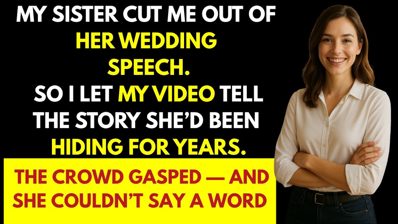 My Sister Refused to Let Me Speak at Her Wedding — So I Let My Gift Do the Talking.