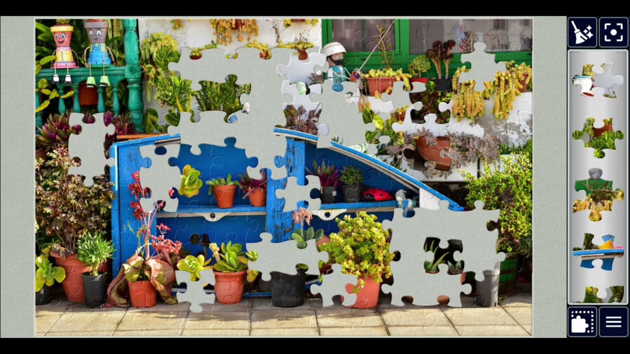 Repurposed Fishing Boat Planter🎉💞🥰jigsawpuzzle🧩🧩//#viralvideo #videos @jigsawpuzzle667 