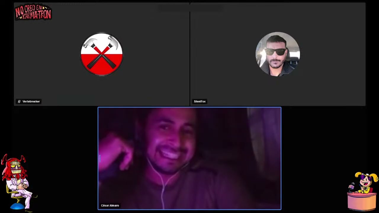 VERTEBREAKER, SILENT FOX, CESAR ALM Y HANZO PLATICA DE K!FE SOBRE KA-BOOM! ESTUDIO 