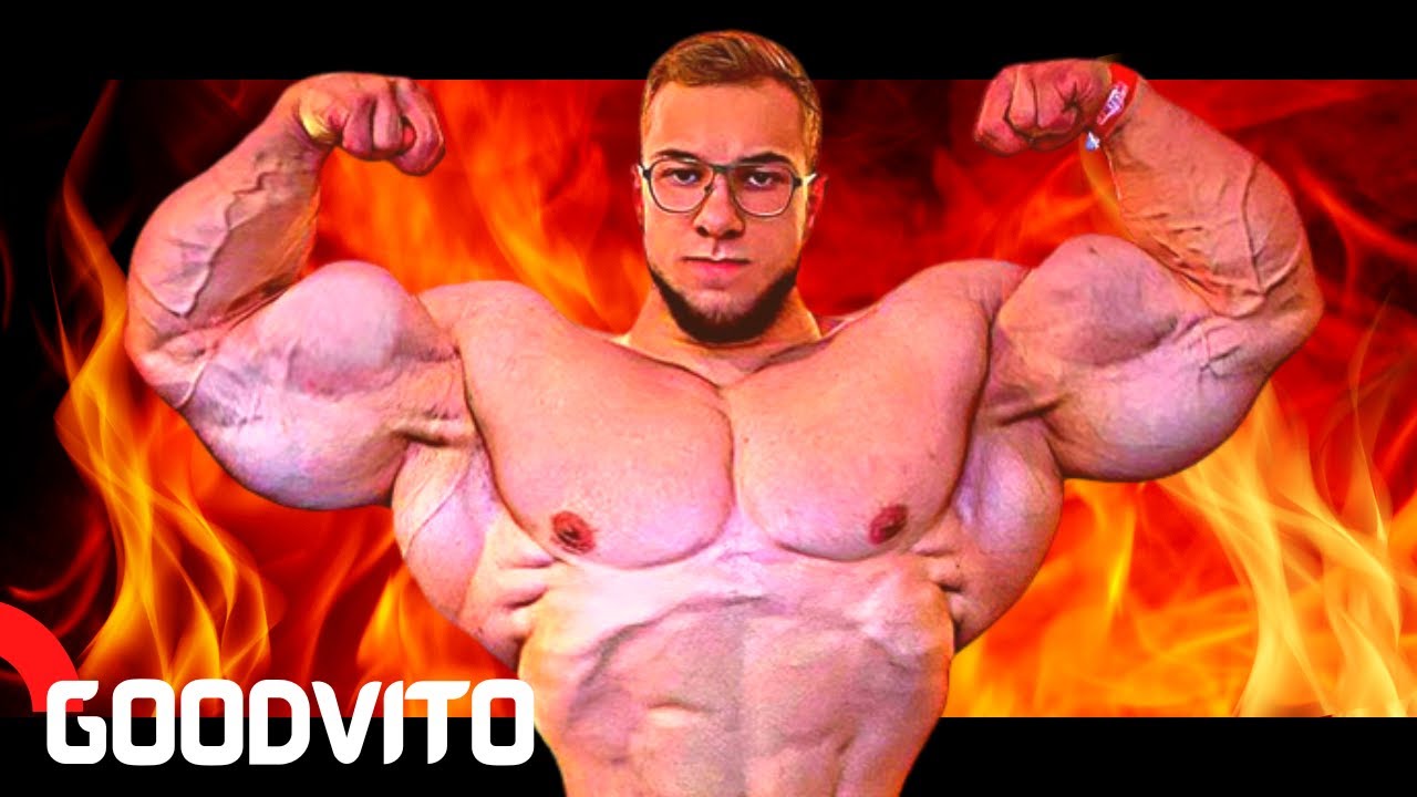 #goodvito look too 😲 huge for his age. #future #mrolympia