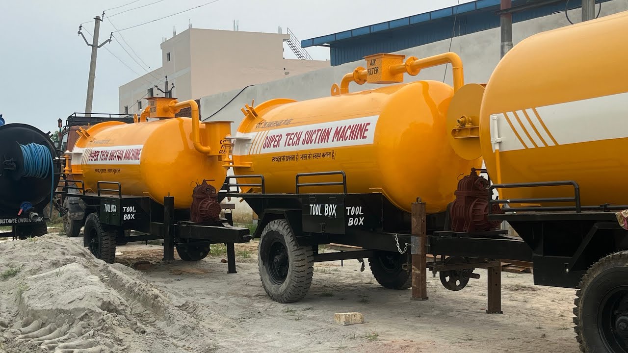 Sewer cleaning machine trailer mounted operated work manufacturer in Ghaziabad