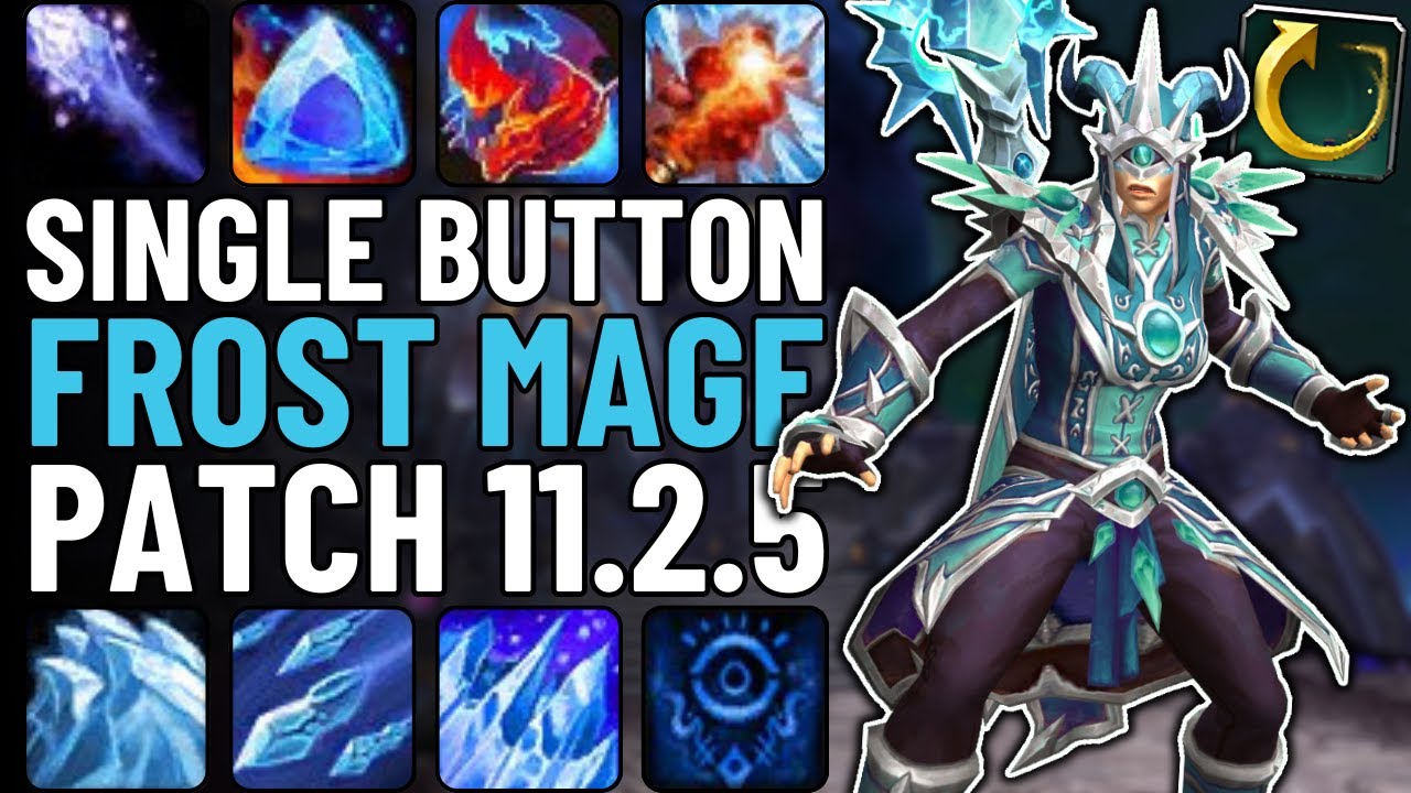 One Button Frost Mage Guide | Single-Button DPS in WoW Patch 11.2.5