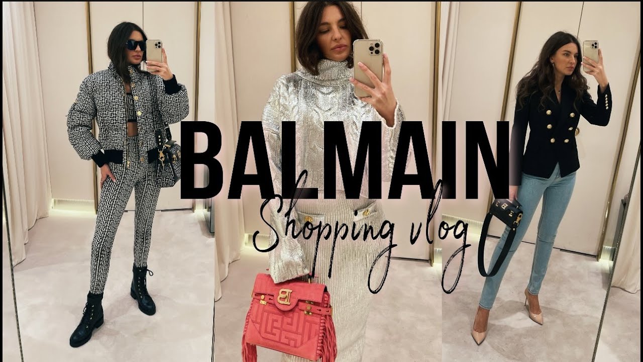 ШОППИНГ BALMAIN ПРИМЕРКА и РАСПАКОВКА СУМКИ B-BUZZ BAG