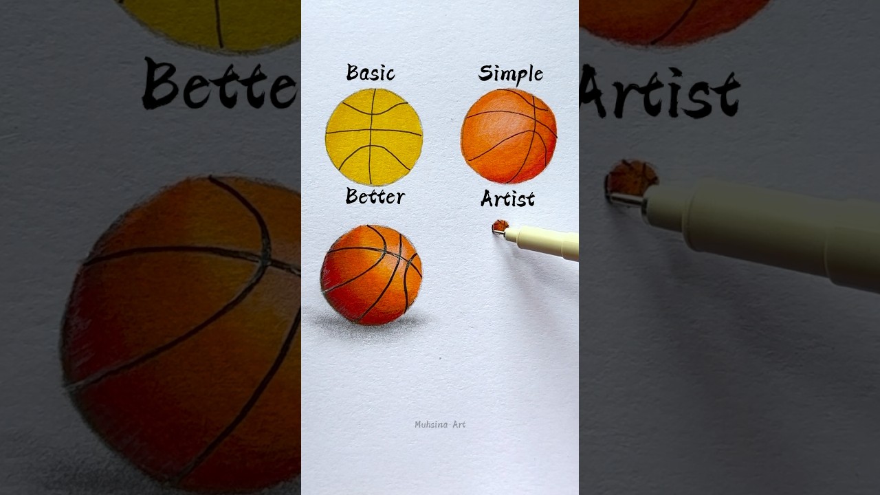 How to draw balls🤔😱 #shorts #craft #art #drawing #crafts #satisfying