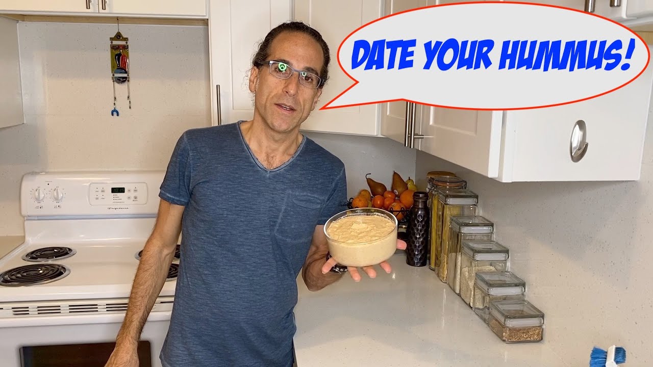 Raw Sprouted Chickpea Hummus recipes with Surprise ingredient!