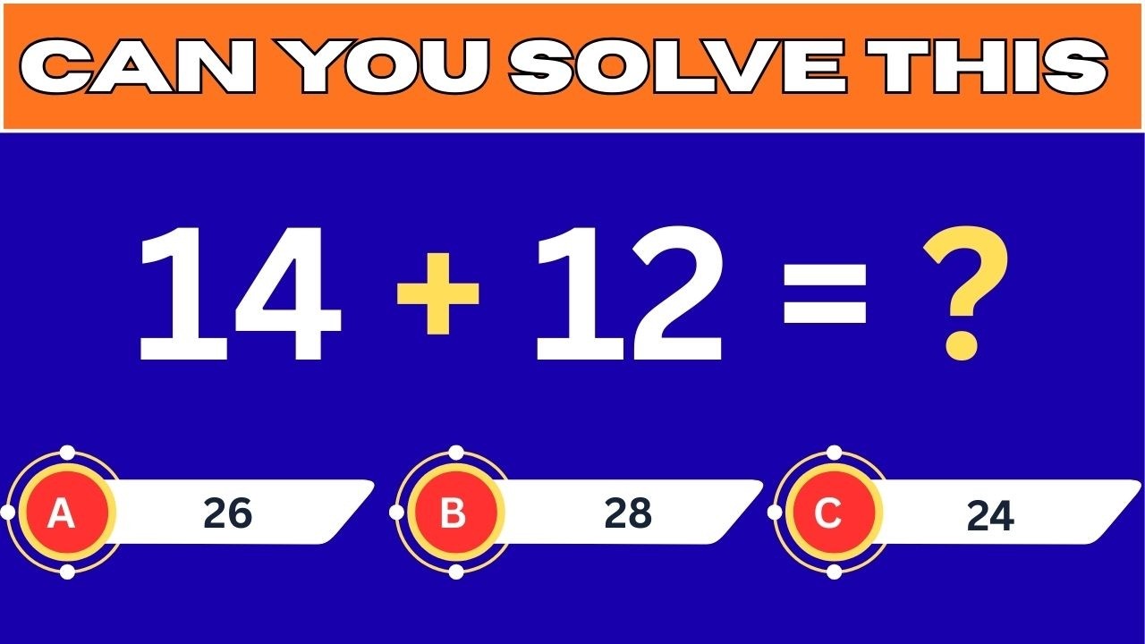 CAN YOU SOLVE THIS MATHS QUIZ ✖️➗ ➖ 🧠! QUIZ TIK TIK