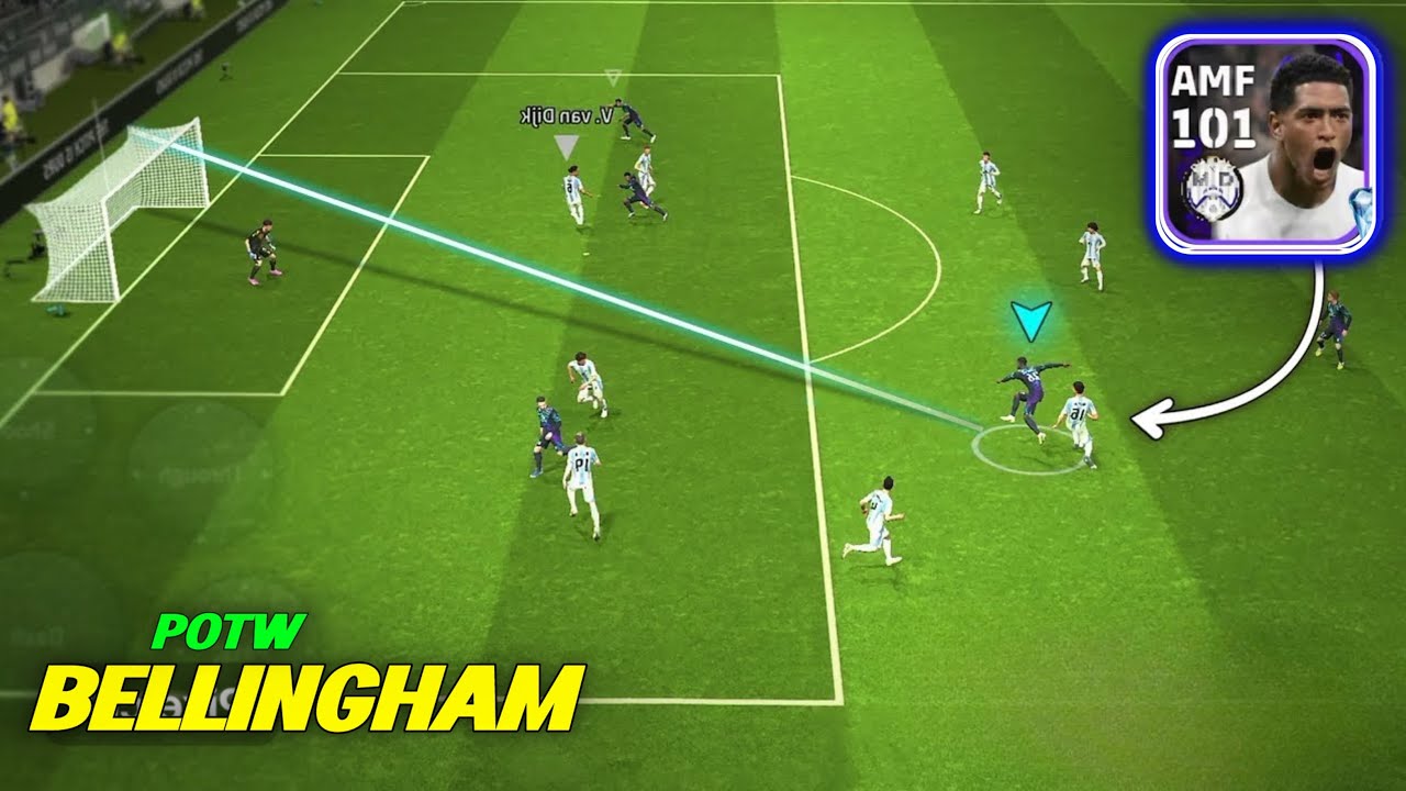 OMG!! [NEW] UCL POTW JUDE BELLINGHAM LONG RANGE SHOTS ARE CANNON 🔥 | Efootball 2026 ✨