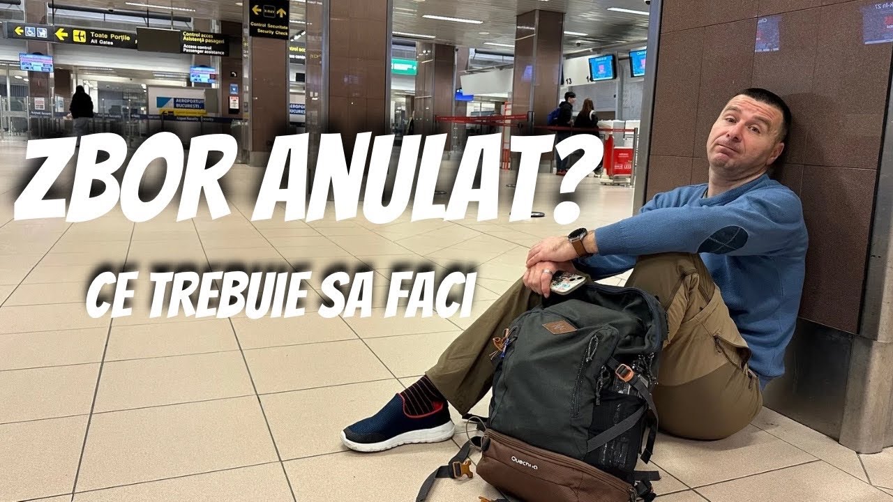 Ne-au ANULAT ZBORUL  cu 8 ore înainte de decolare