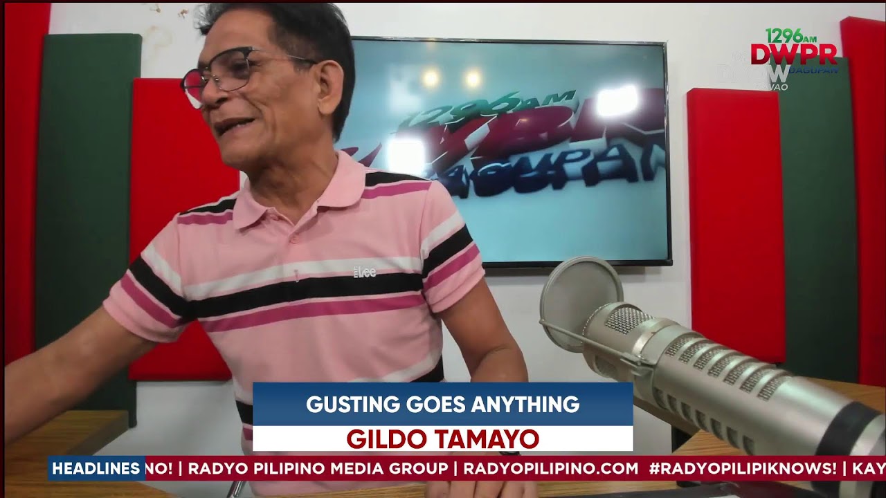 GUSTING GOES ANYTHING W/ GILDO TAMAYO - MARCH. 6,2026 - 12:15 PM TO 2:00 PM