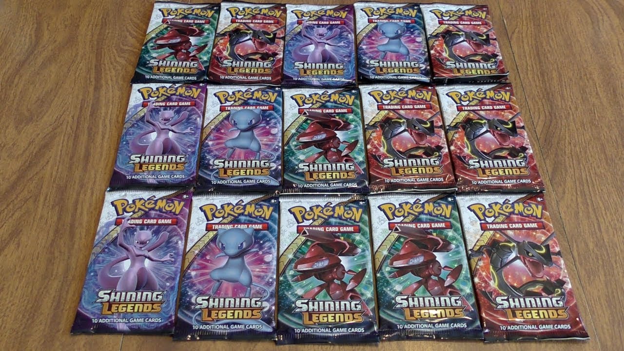 15 Shining Legends Booster Pack Opening
