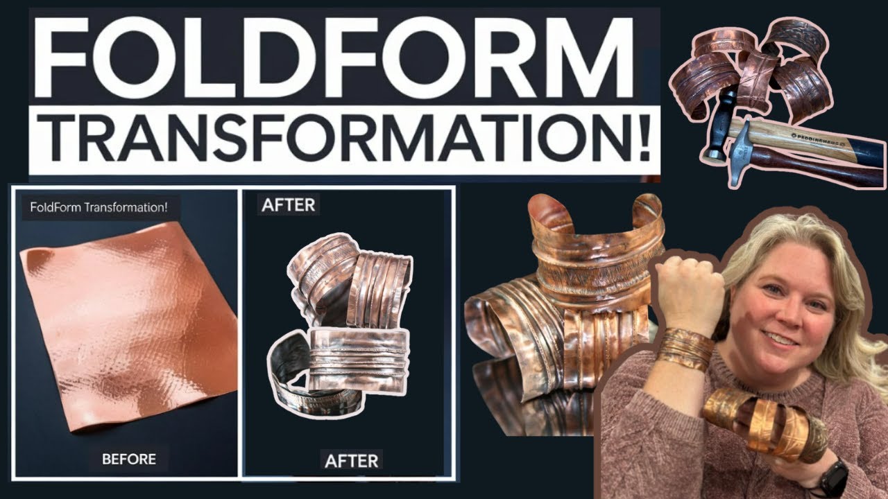 Creating a Stunning Triple Fold Copper Bracelet with Fold Forming!