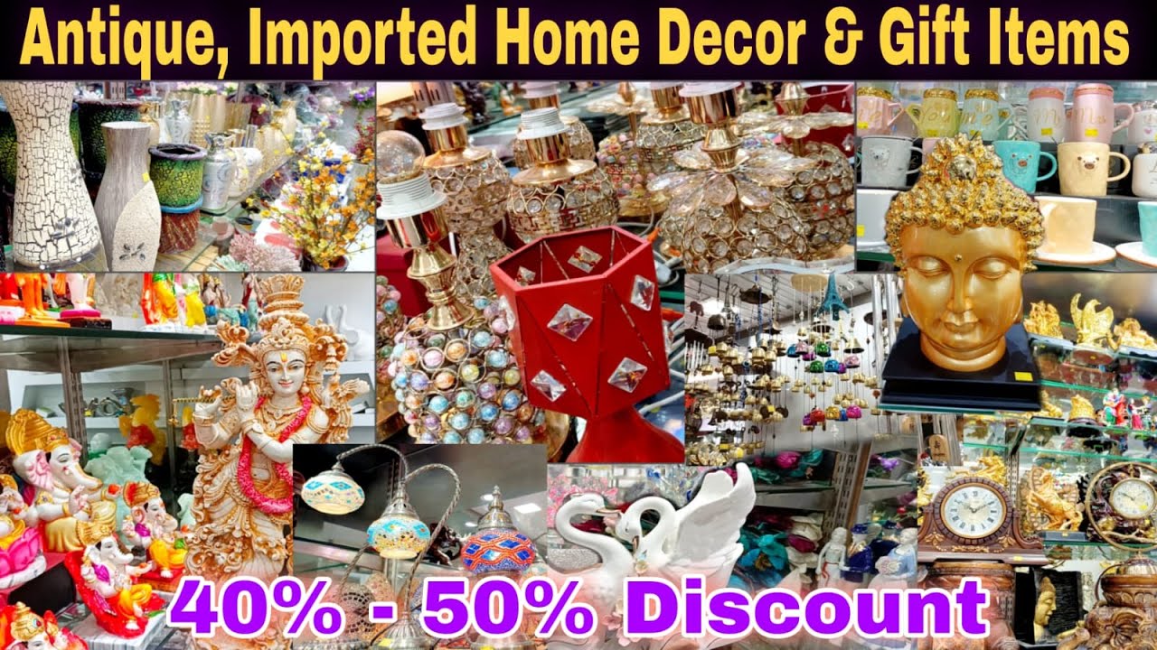 Gift items And Home Decor Wholesale Market | Showpiece Wholesale Market in Kolkata ||