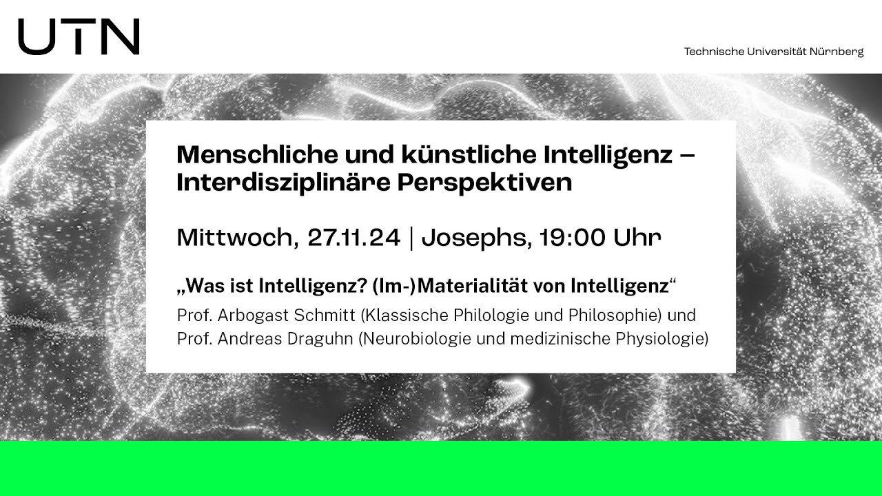 Menschliche und künstliche Intelligenz – Interdisziplinäre Perspektiven