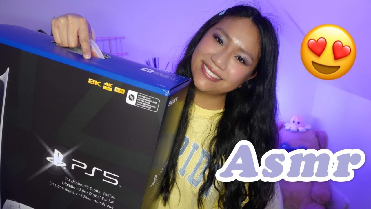 ASMR FR 🕹️ UNBOXING PS5 LE PLUS RELAXANT AVEC LE MEILLEUR BRUIT DE MANETTE (+ update de la chaine)