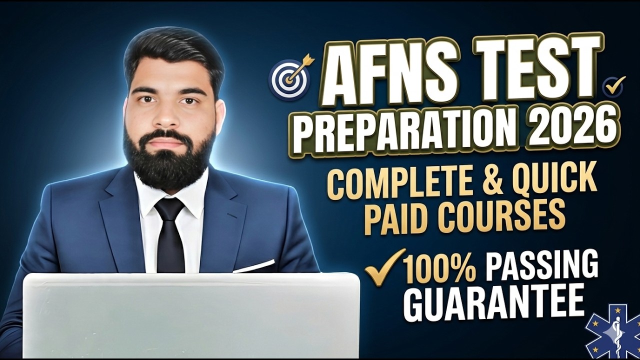 AFNS Test Preparation 2026 | Complete & Quick Paid Courses 100% Passing Guarantee