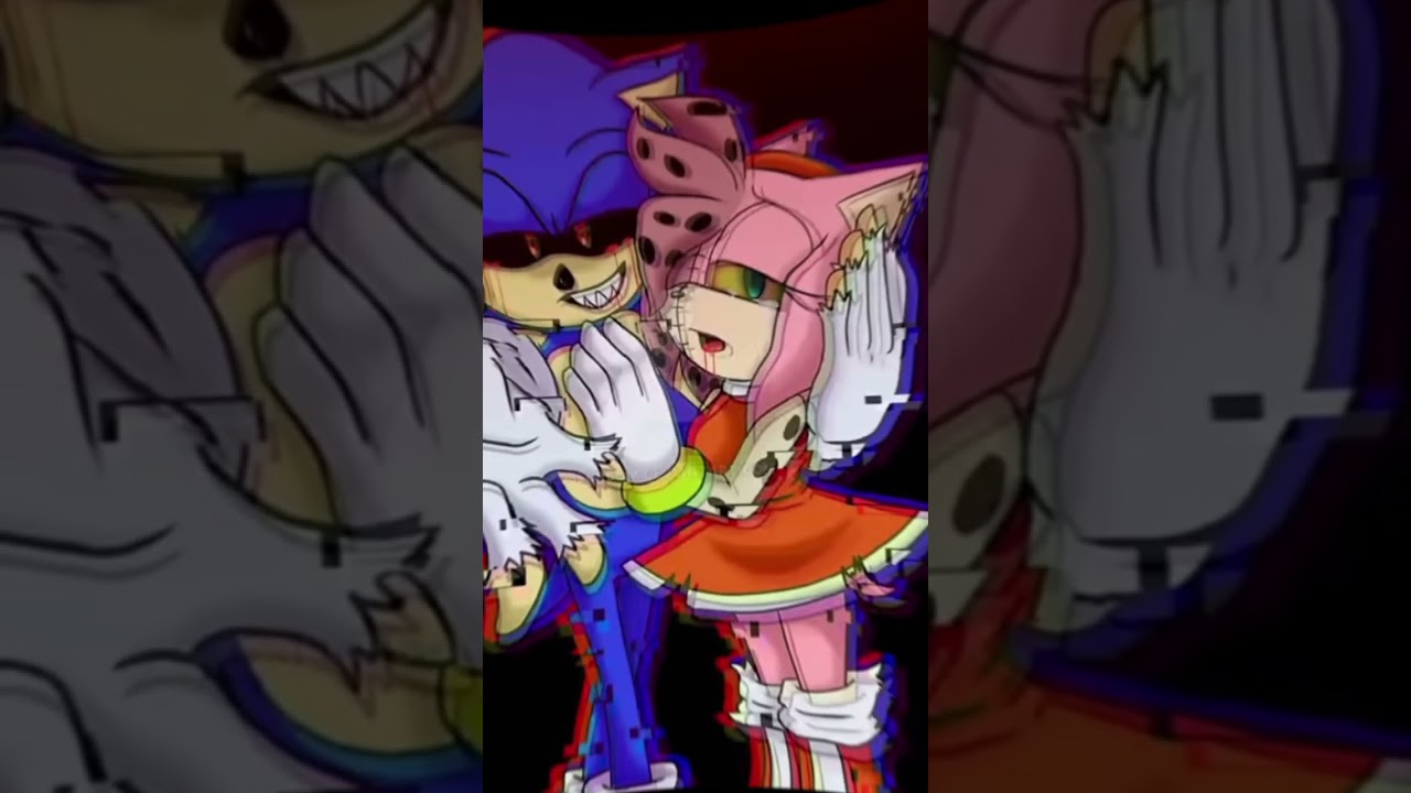 Sonic exe and Amy Rose💙🔥💖#sonicexe #sonicthehedgehog #amyrose #edit