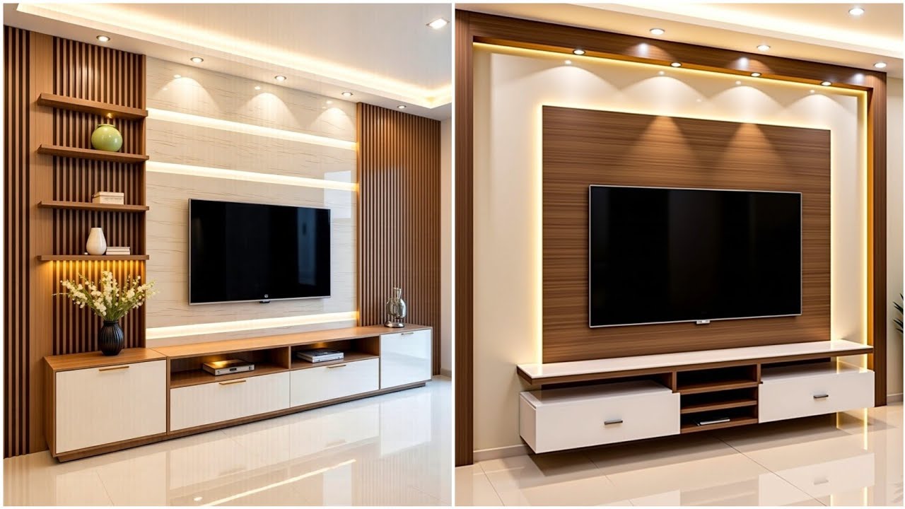 200 Modern Living Room TV Unit Design Ideas 2026 | TV Stand & Wall Decoration Ideas & Wall Cladding