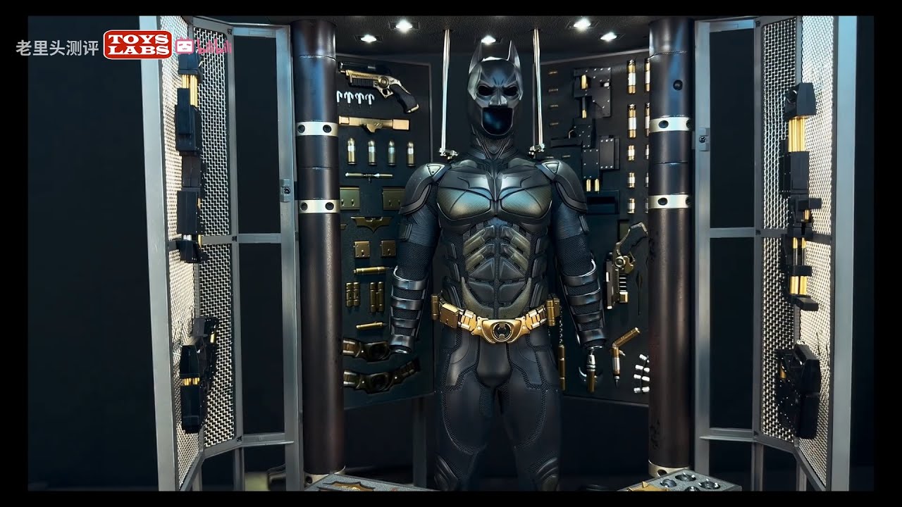 HT2.0黑暗骑士崛起 贝尔蝙蝠侠 装甲机械格纳库 Hot Toys-Batman Armory with Bruce Wayne [2.0]-The Dark Knight-MMS750