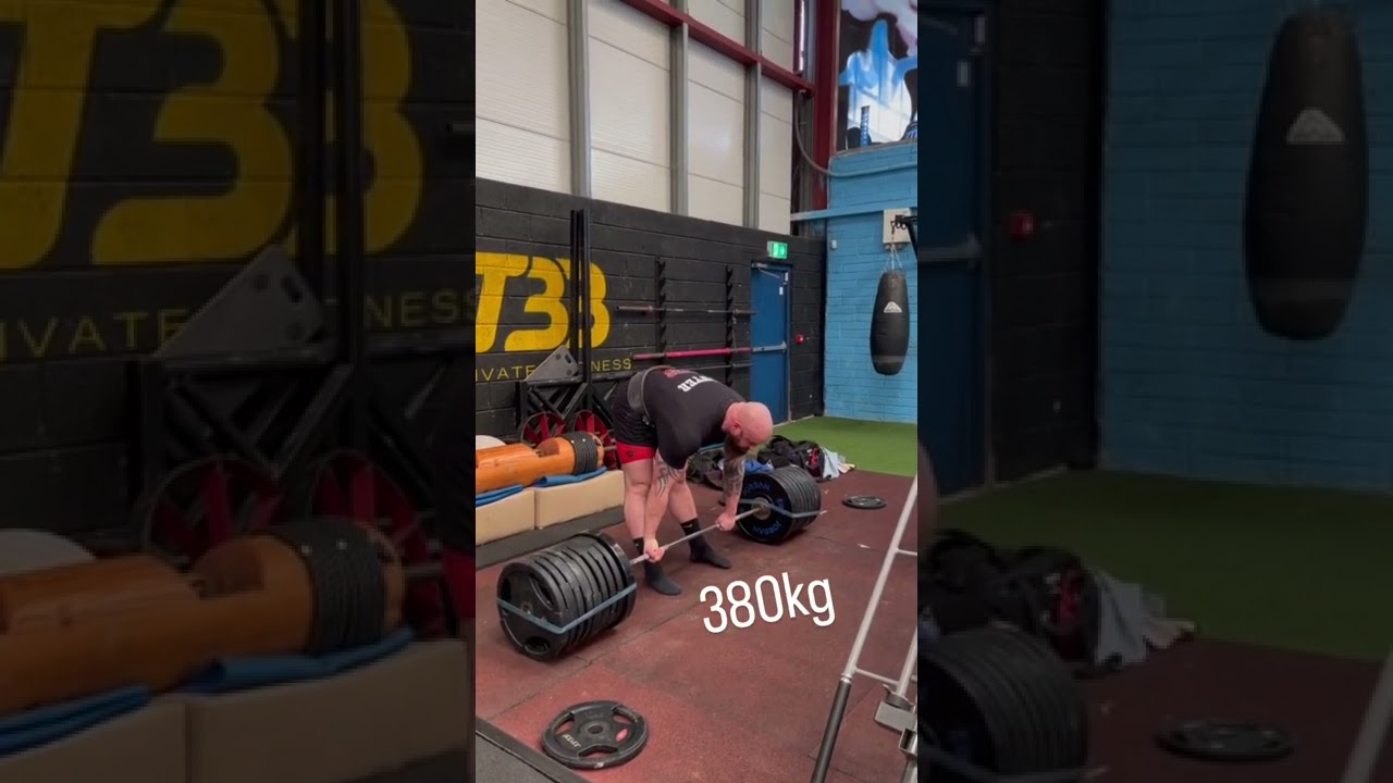 DEADLIFT 380KG/838LBS WITH PA O'DWYER