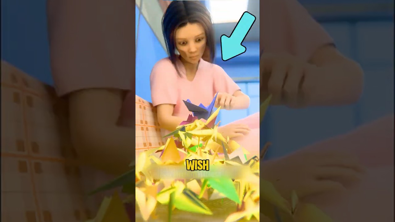 She Folded 1,000 Cranes To Live 😢🕊️ #Shorts #Emotional