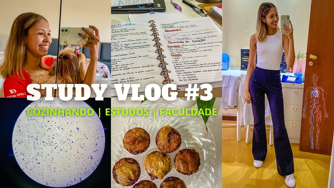 STUDY VLOG FACULDADE DE ENFERMAGEM #3 | muito estudo + rotina 🫀🩺👩🏼‍💻🥼