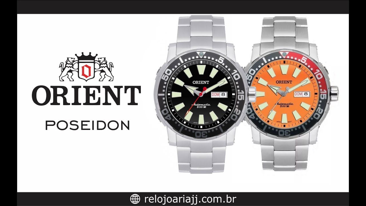 Relógio Orient Automático Poseidon 469SS039/469SS040 - Relojoaria JJ