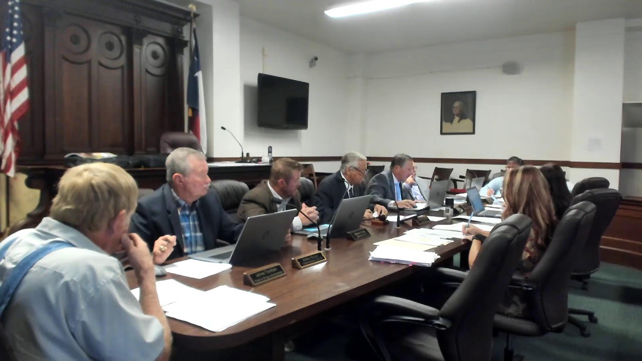 Limestone County TX - Commissioner's Court - 9/9/25