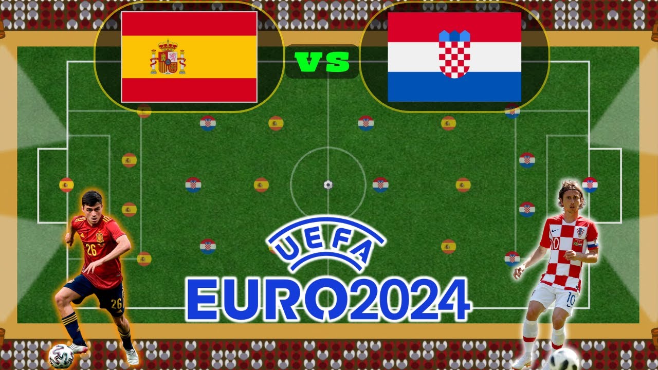 Spain vs Croatia - Marble Football (Euro 24)