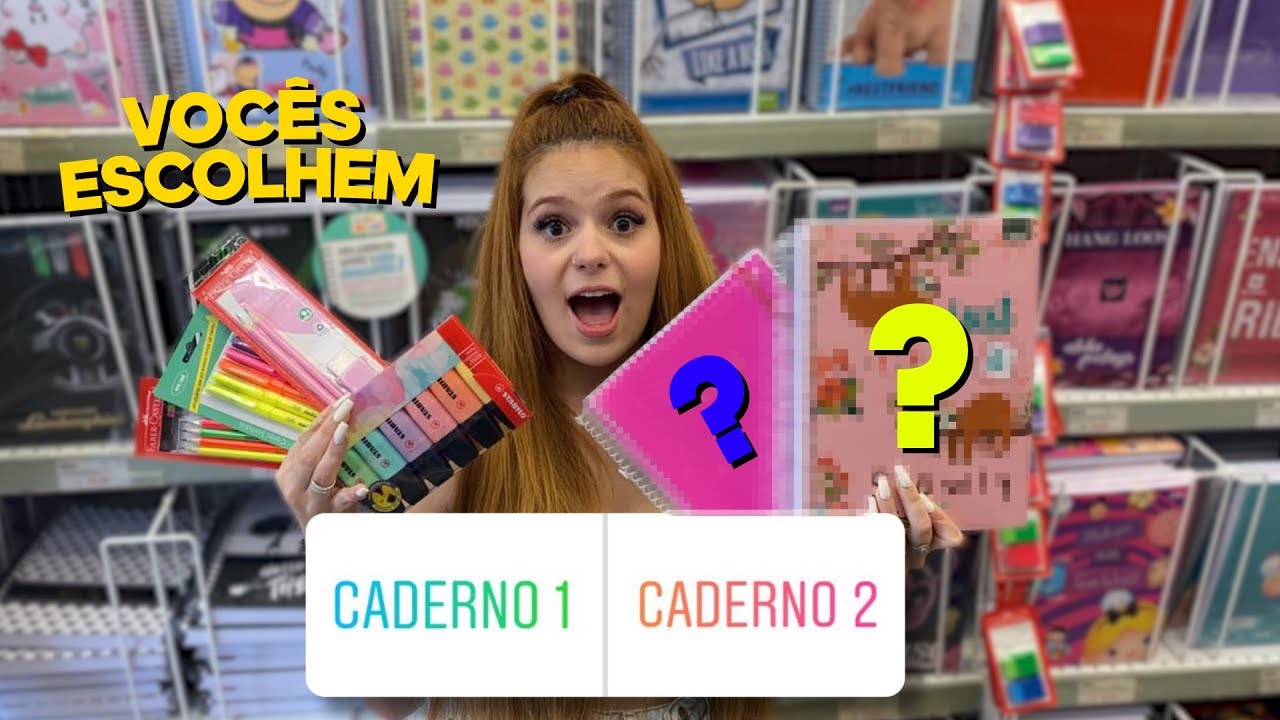 vocês escolheram MEU MATERIAL ESCOLAR 2020