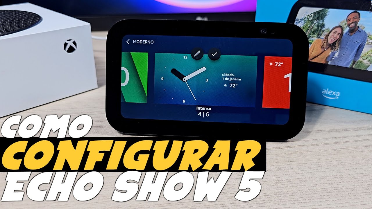 Como INSTALAR / CONFIGURAR a ECHO SHOW 5 ALEXA (3ª Geração) - Passo a passo!
