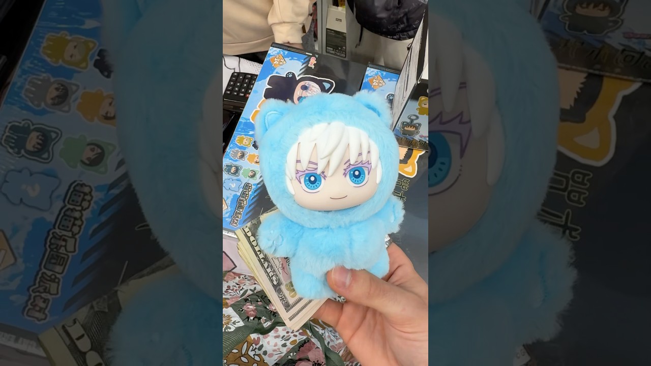 SECRET GOJO &ldquo;LABUBU&rdquo; CAT EAR PLUSH BLINDBOX! #jujutsukaisen #labubu