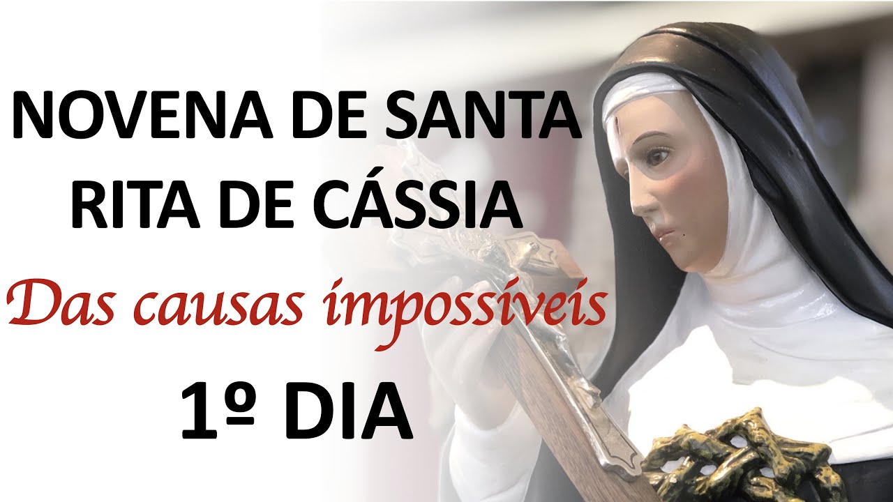 1&ordm; dia Novena de Santa Rita de C&aacute;ssia