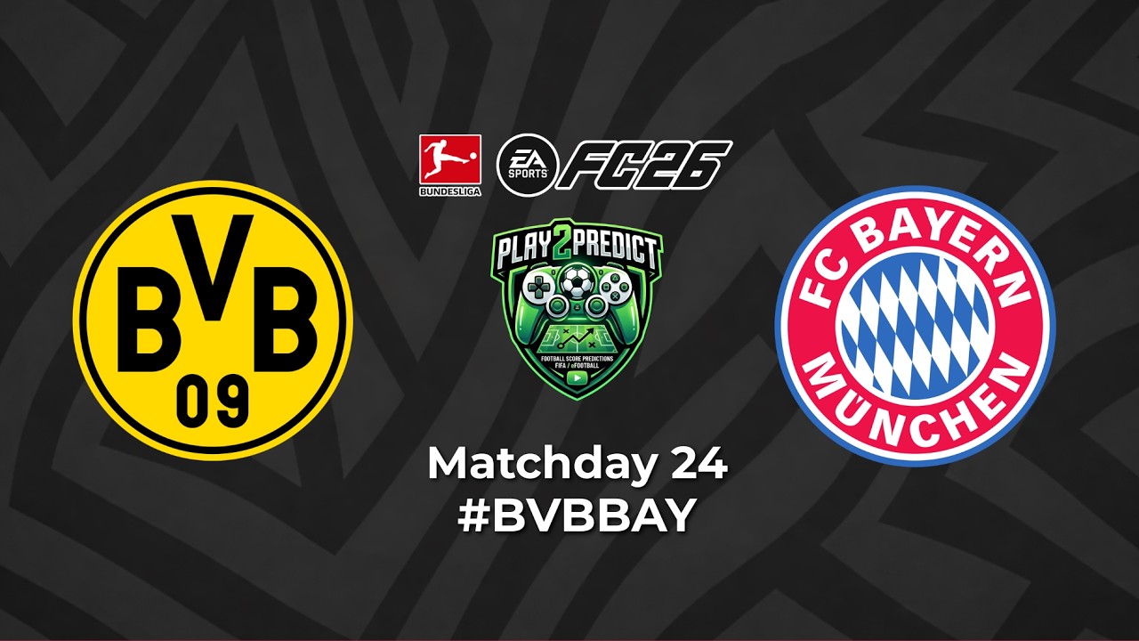 [BUNDESLIGA] BORUSSIA DORTMUND vs BAYERN MUNICH – ROUND 24