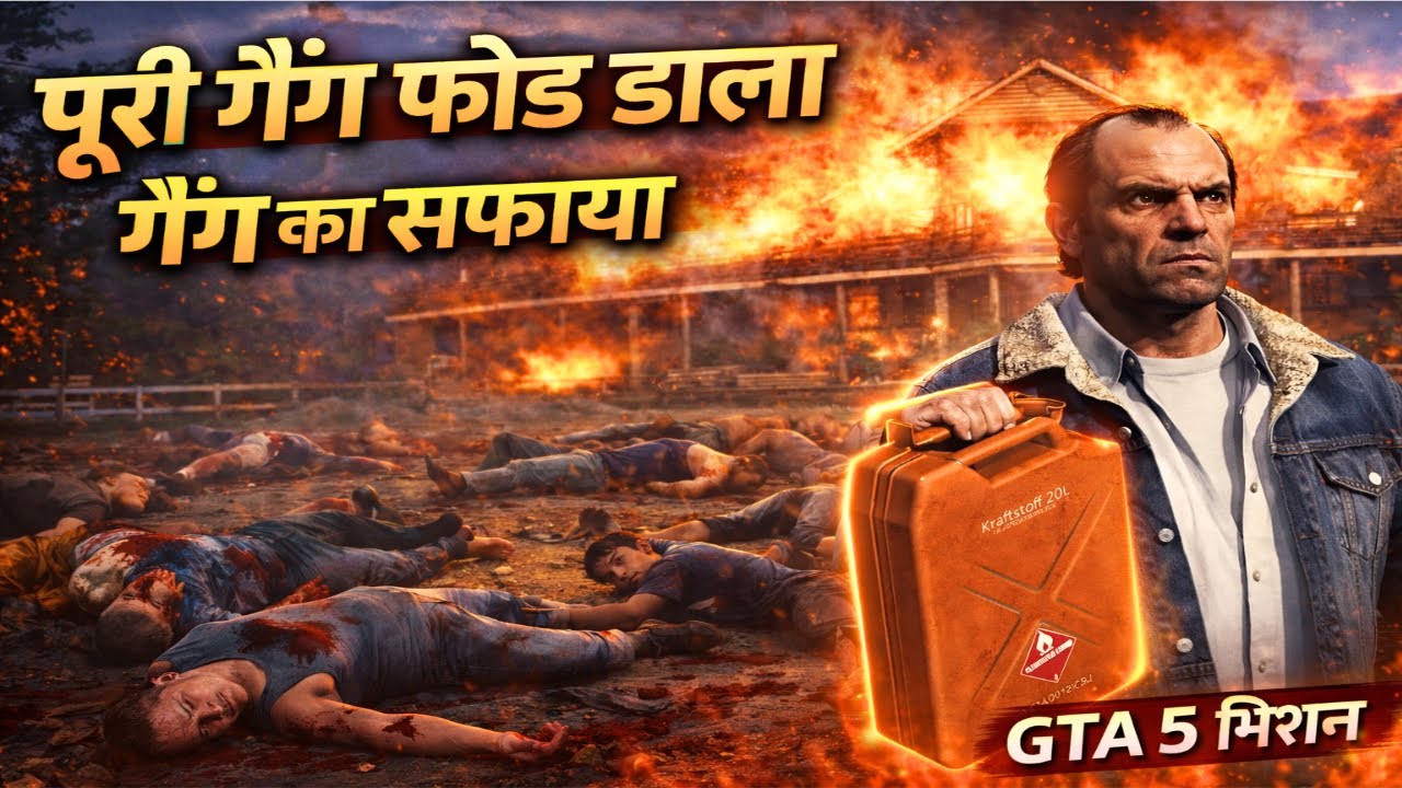 पूरी गैंग फोड़ डाली 💥 | GTA 5 मिशन में सबसे खतरनाक ब्लास्ट | PD Bhai