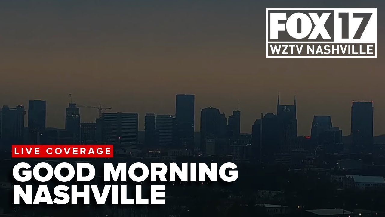 PREPARING FOR SNOW: Good Morning Nashville, Live Look at Downtown Skyline