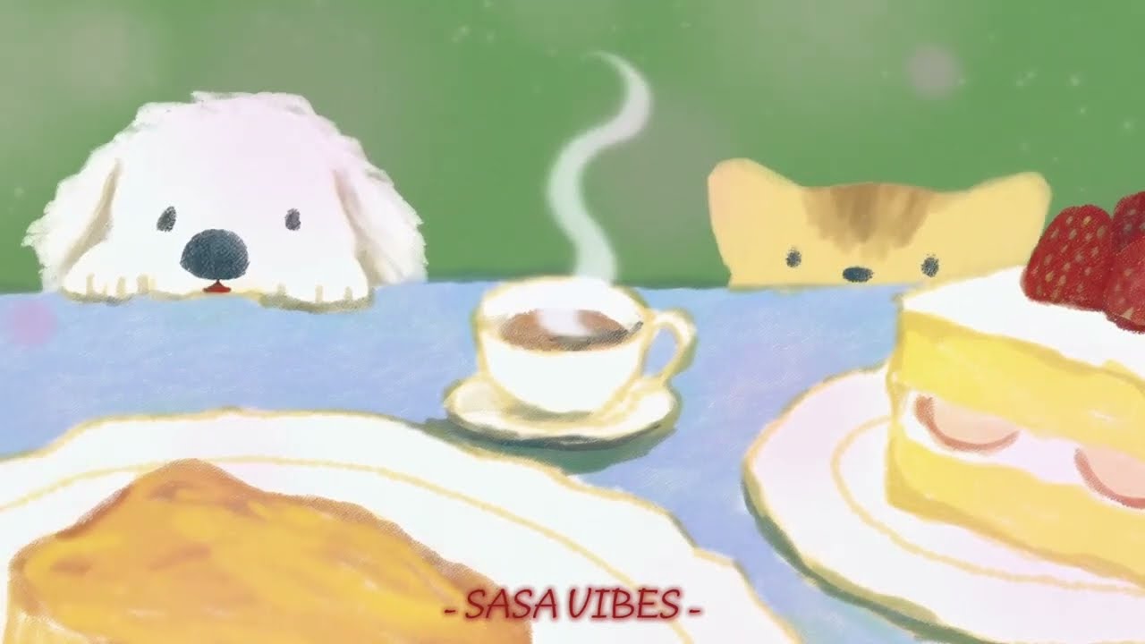 [playlist]✨Stay Focused! 🐾 Puppy & Kitty Are Supervising You |lofi jazz/relax/study/