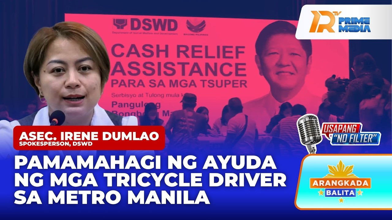 Mga Tricycle Drivers sa Metro Manila, Nakatanggap ng Ayuda sa DSWD | Arangkada Balita