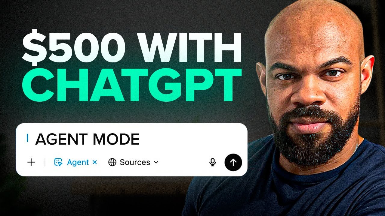 Turn ChatGPT Agent Mode Into a $500/Month Amazon KDP Side Hustle