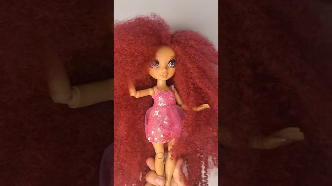 Wig obsession 😅 #Rihanna #RainbowHigh #DollHair #DollWig