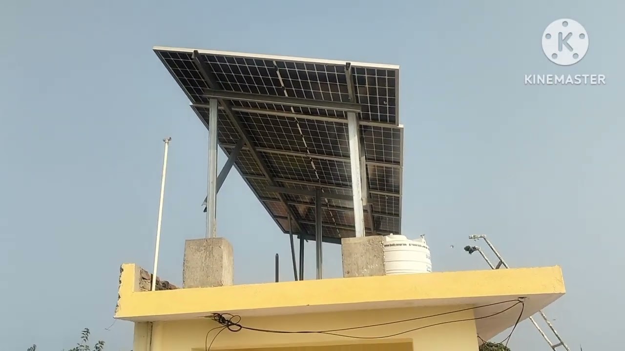 3kw hybrid solar system utl 5/48 inverter ke saath 