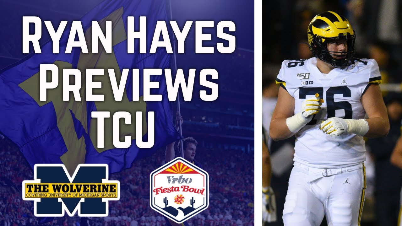 Ryan Hayes Previews Michigan Football vs. TCU In The College Football Playoff #GoBlue