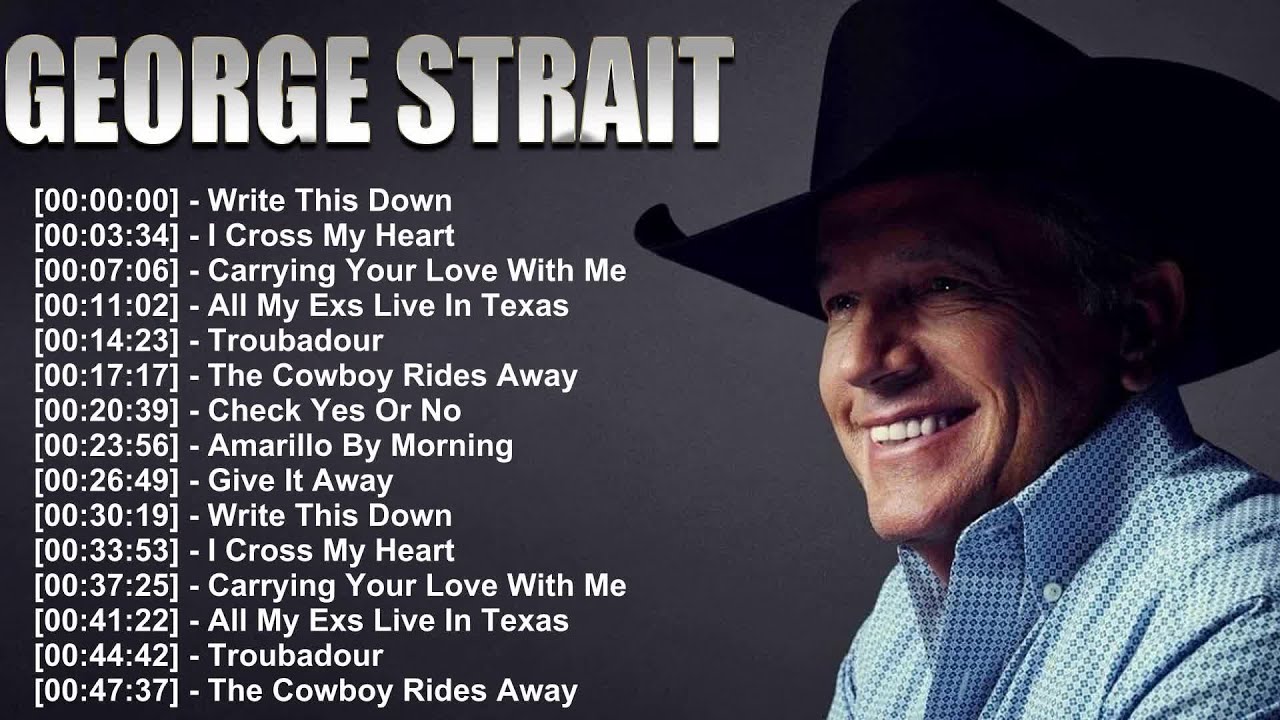 George Strait Love Songs ⭐ Greatest Hits Country Ballads Collection