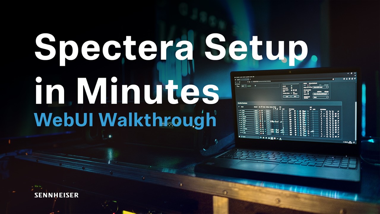 How to Set Up Spectera with WebUI (Step-by-Step) | Sennheiser