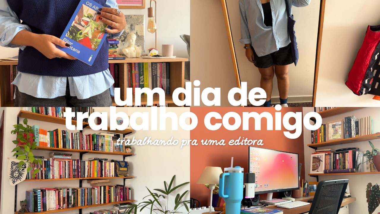um dia de trabalho comigo em uma editora