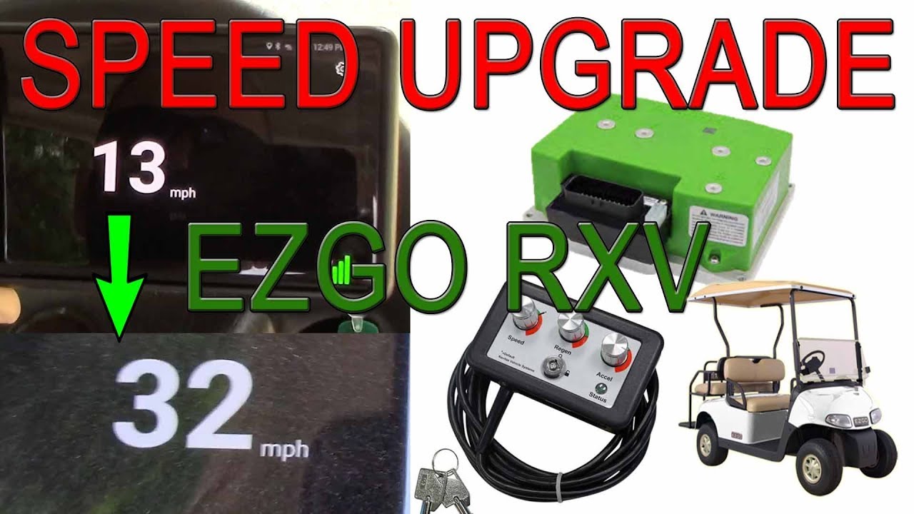 EZGO RXV Speed Upgrade - Navitas TAC 2.0 Controller Installation and Review